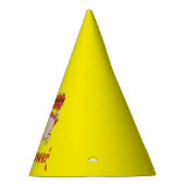 Eating is my superpower red cloak pug comic style feesthoedjes (Rechts)