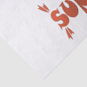 Eating is my superpower red cloak pug comic style tissuepapier (Detail)