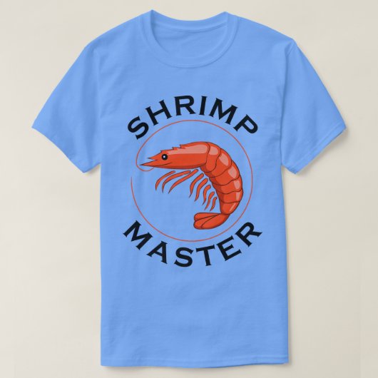 Eating Seafood Funny Shrimps Chef T-shirt (Design voorkant)