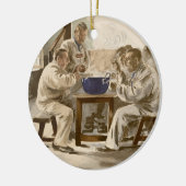 Eating Soup at the Barracks, from 'L'Estampe Moder Keramisch Ornament (Links)