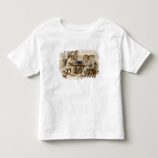 Eating Soup at the Barracks, from 'L'Estampe Moder Kinder Shirts (Voorkant)