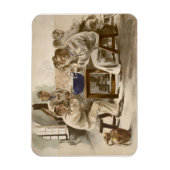 Eating Soup at the Barracks, from 'L'Estampe Moder Magneet (Verticaal)
