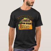 Eating Tacos Is A Basic Human Right T-shirt (Voorkant)