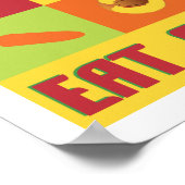 Eatkleuren, gedrukt op 11 x 14 stuks poster (Hoek)