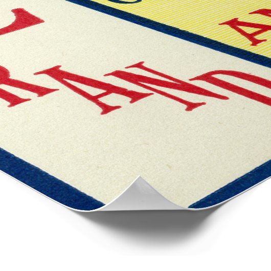 Eatmor Cranberries Brand Label Poster (Hoek)