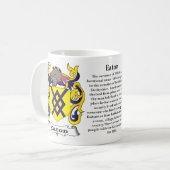 Eaton Family Coat of Arms Mok (Voorkant links)