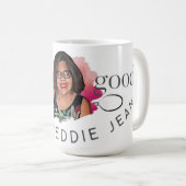 Eaton Good met Freddie Jean - Large Coffee Mok (Voorkant rechts)