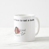 Eaton met Freddie Jean - White Coffee Mok (Voorkant rechts)