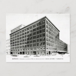 Eaton's koningin St Toronto illustratie Briefkaart