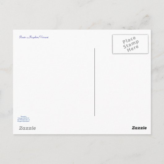 Eaton's Sugarhouse - Briefkaart (Achterkant)