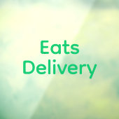 Eats Bezorgchauffeur Raamsticker (Vel 3)