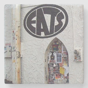Eats, Poncey Highland Atlanta Marble Stone Onderze Stenen Onderzetter