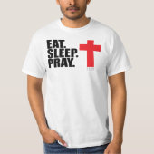 EatSleepPray T-shirt (Voorkant)