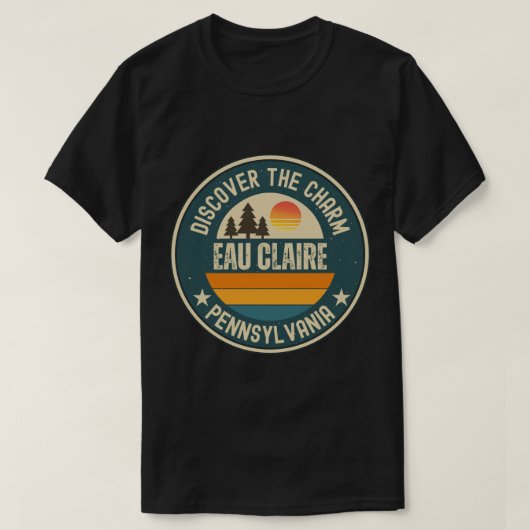 Eau Claire, Pennsylvania T-shirt (Design voorkant)