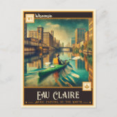 Eau Claire, Wisconsin |  Briefkaart (Voorkant)