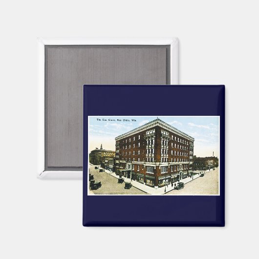 Eau Claire, Wisconsin Magneet (Voorkant / Achterkant)