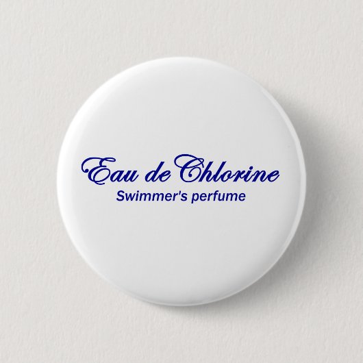 Eau DE Chlorine knoop Ronde Button 5,7 Cm (Voorkant)