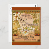 Eau de Cologne Ambree Briefkaart (Voorkant / Achterkant)