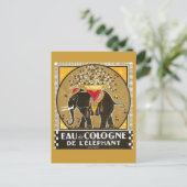 Eau de Cologne de l'elephant Briefkaart (Staand voorkant)