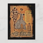 Eau de Cologne Harlequin en Flapper Briefkaart (Voorkant)