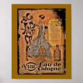 Eau de Cologne Harlequin en Flapper Poster (Voorkant)