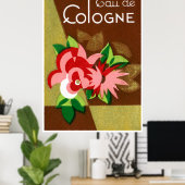 Eau de Cologne-parfum 1920 Poster (Thuiskantoor)