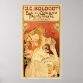 EAU DE COLOGNE PARFUMERIE Perfume Privat Livemont Poster (Voorkant)