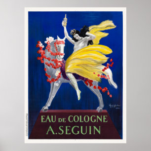 Eau de Keulen A. Seguin Art Deco Vintage Poster