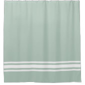 Eau de Nil Bath Decor Douchegordijn (Voorkant)