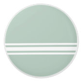 Eau de Nil Bath-decor Keramische Knop (Voorkant)