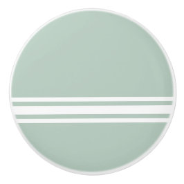 Eau de Nil Bath-decor Keramische Knop