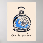 Eau de parfum French Perfume mode Poster (Voorkant)