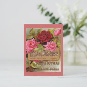 Eau de Rozen French Scent Briefkaart (Staand voorkant)