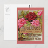 Eau de Rozen French Scent Briefkaart (Voorkant / Achterkant)