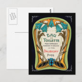 Eau de Toilette Doubigny Paris Briefkaart (Voorkant / Achterkant)