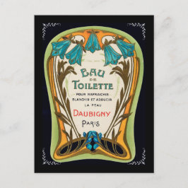 Eau de Toilette Doubigny Paris Briefkaart