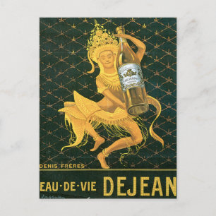 Eau de Vie Dejean  Drink en kunst van wijn Briefkaart