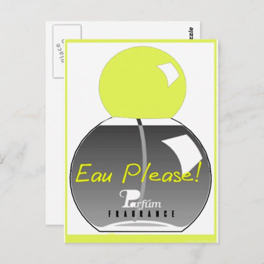 EAU PLEASE BRIEFKAART (Voorkant / Achterkant)