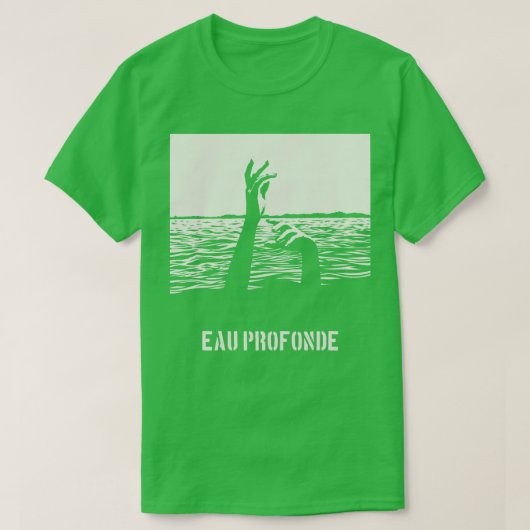 Eau Profonde diep water T-shirt (Design voorkant)