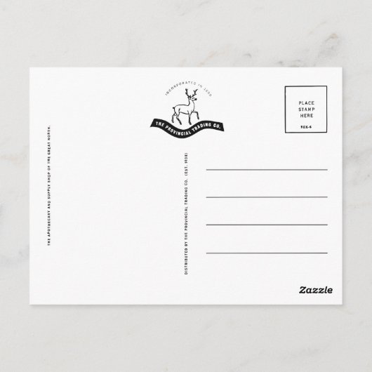 Eau Revoir - briefkaart (Achterkant)