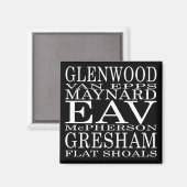 EAV, East Atlanta Village Magnet (Voorkant / Achterkant)