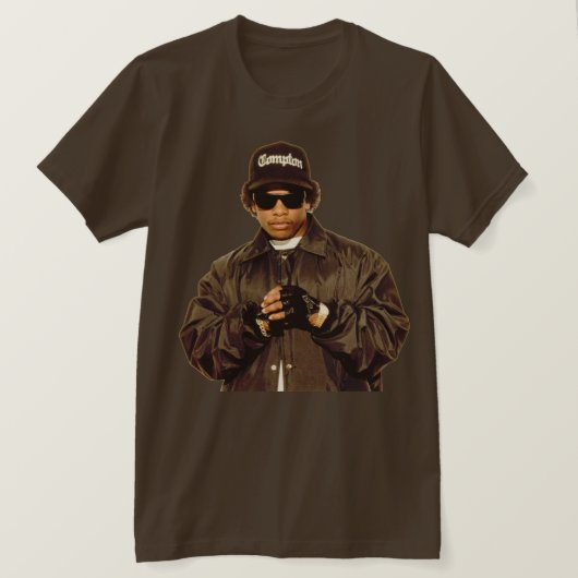 Eazy E Gangsta Rap 90s T-shirt (Design voorkant)