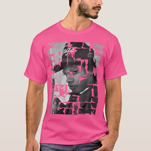 Eazy-E Rap Hip Hop Steetwear T-shirt (Voorkant)