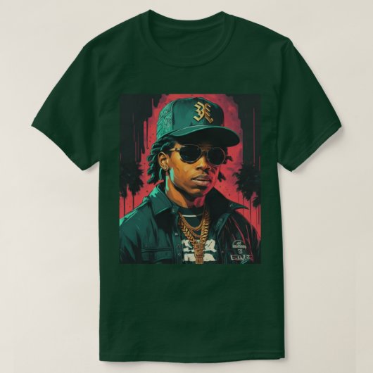 Eazy E Rapper 90s T-shirt (Design voorkant)