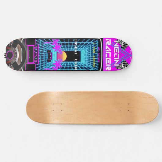 Eazy Toyz Neon Racer-skateboard Persoonlijk Skateboard (Horizontaal)