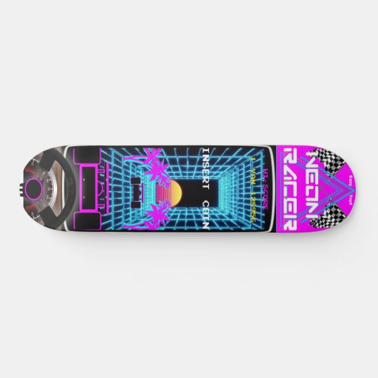Eazy Toyz Neon Racer-skateboard Persoonlijk Skateboard (Horizontaal)