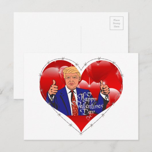 eb - dag donald trump feestdagenkaart (Voorkant / Achterkant)