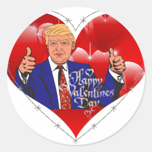eb - dag donald trump ronde sticker
