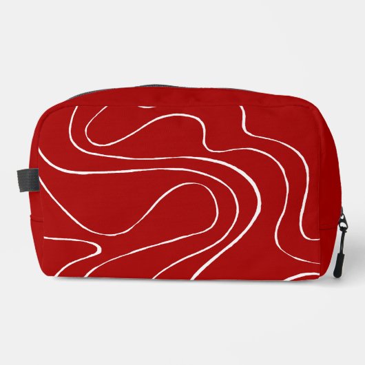 Eb en Vloed 2 in Rood en Wit Toilettasje (Voorkant)