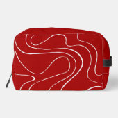 Eb en Vloed 2 in Rood en Wit Toilettasje (Achterkant)